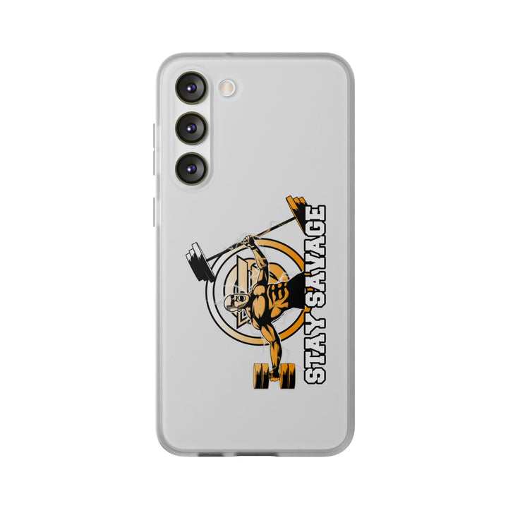 SPARTAN LIFT ORANGE WHITE PHONE CASE/STAY SAVAGE