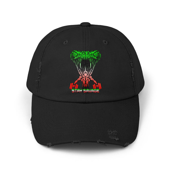 MAN VS VIPER RED WHITE GREEN FADE /STAY SAVAGE CAP
