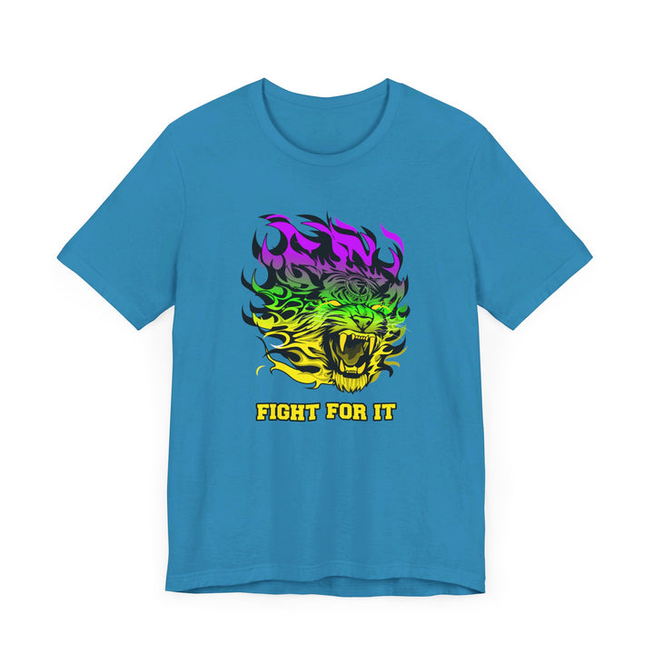 TIGER FLAME YELLOW GREEN PURPLE /FIGHT FOR IT