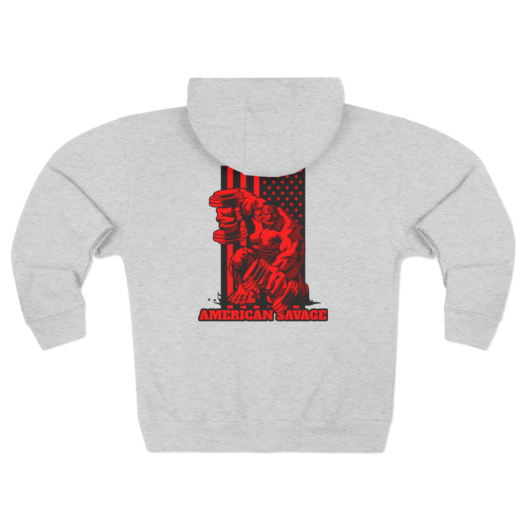 MAC THE MONSTER RED BLACK//AMERICAN SAVAGE