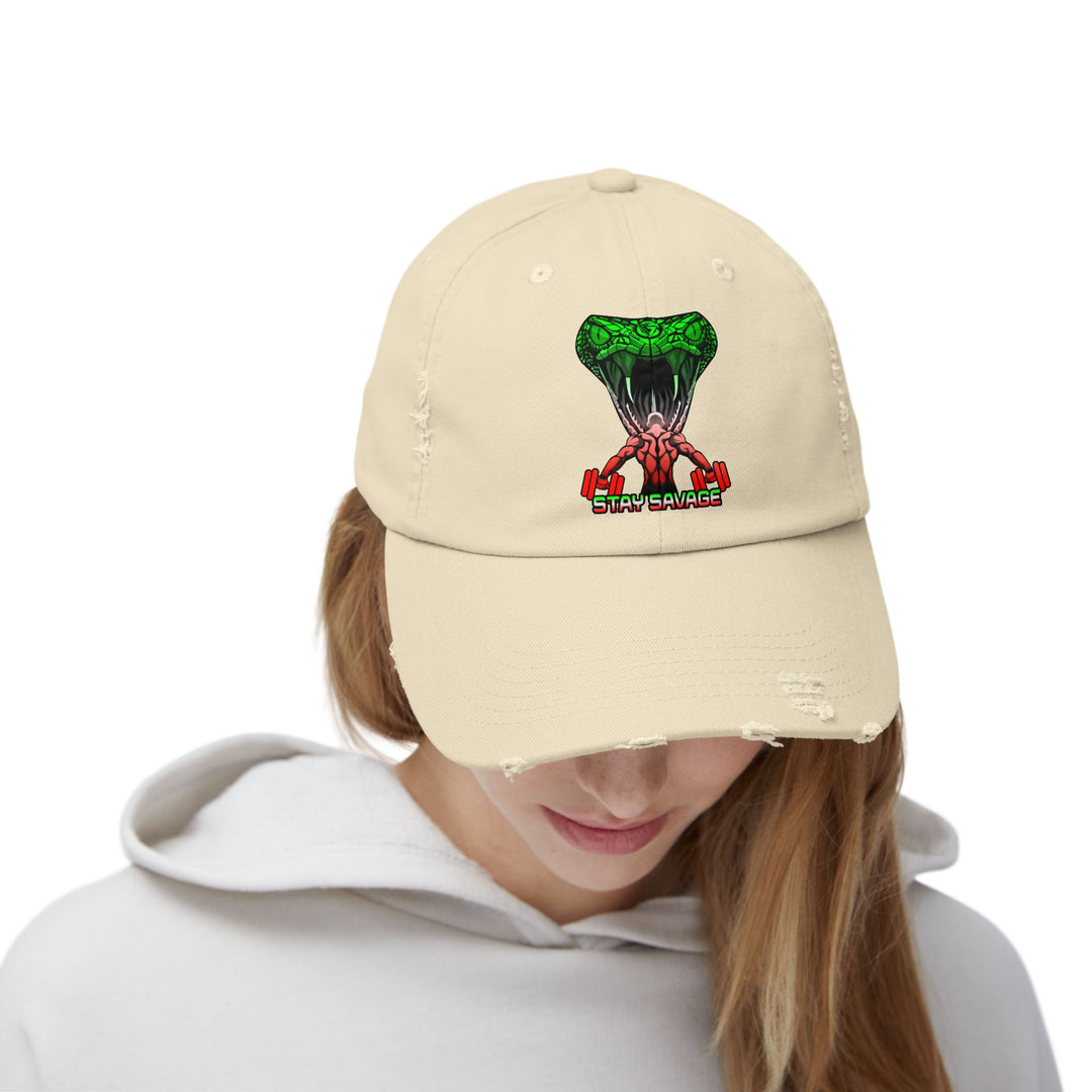 MAN VS VIPER RED WHITE GREEN FADE /STAY SAVAGE CAP