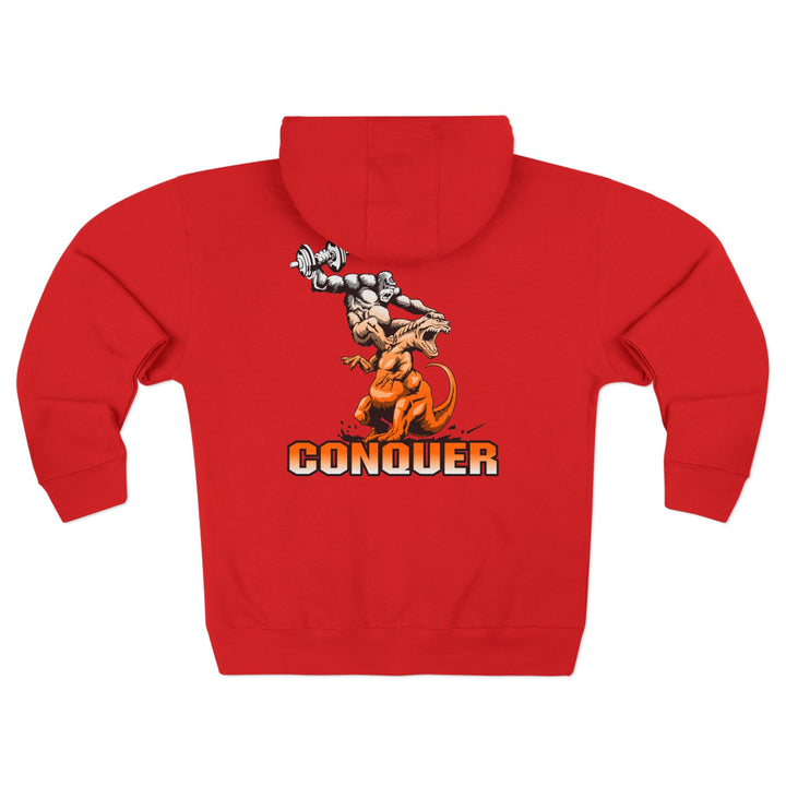 CG APE VS ZILLA 2ND FIGHT ORANGE WHITE FADE /CONQUER ZIP UP