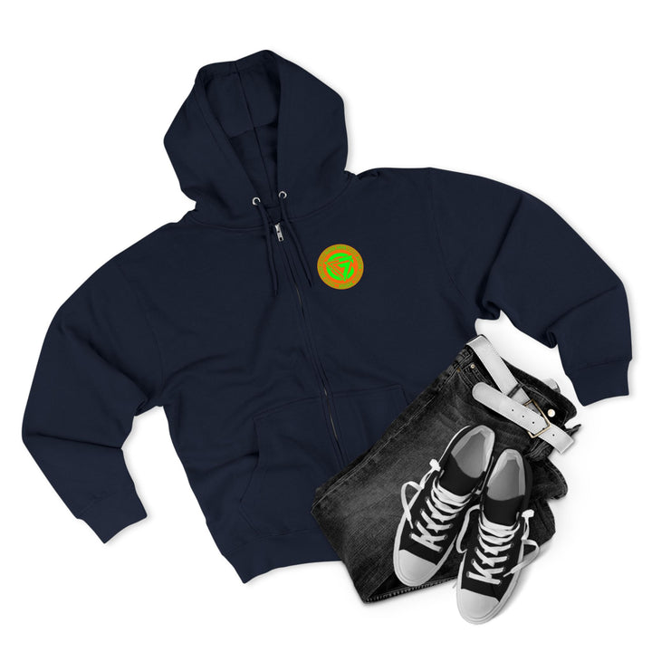 CG DRAGON BELL LIGHTNING ORANGE GREEN/BELEIF ATTITUDE ACTION ZIP UP
