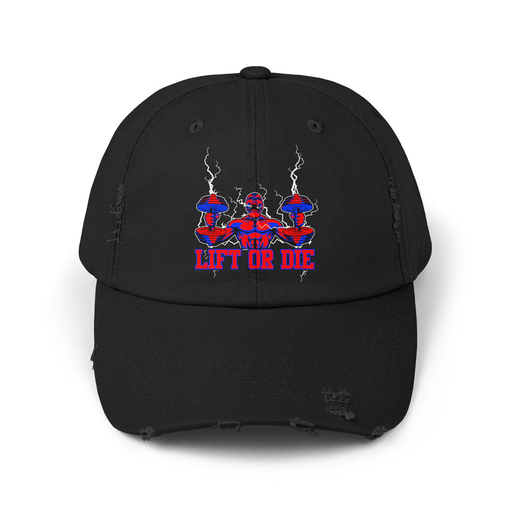 RIDE THE LIGHTNING HYPER RED BLUE /LIFT OR DIE CAP