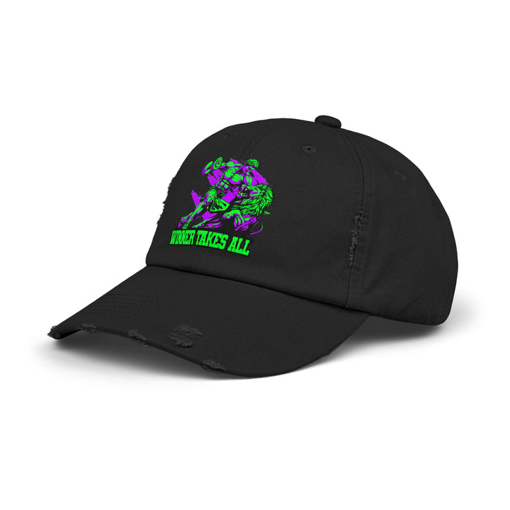 COLISEUM MAC VS LION PURPLE GREEN /WINNER TAKES ALL CAP