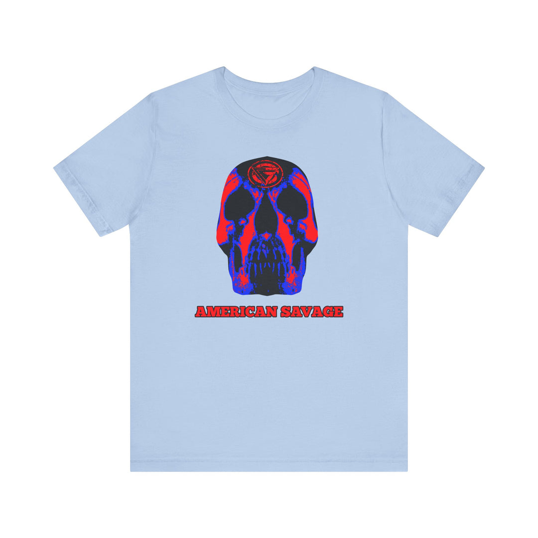 SKULLATOR RED BLUE /AMERICAN SAVAGE