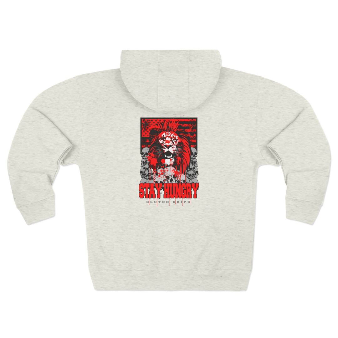 CG LION HEART RED BLACK/STAY HUNGRY ZIP UP
