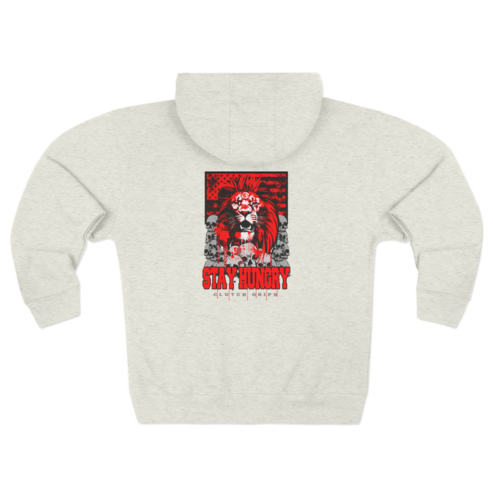 CG LION HEART RED BLACK/STAY HUNGRY ZIP UP