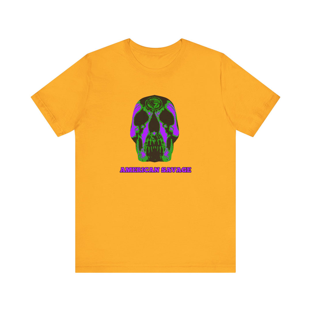 SKULLATOR PURPLE GREEN  /AMERICAN SAVAGE