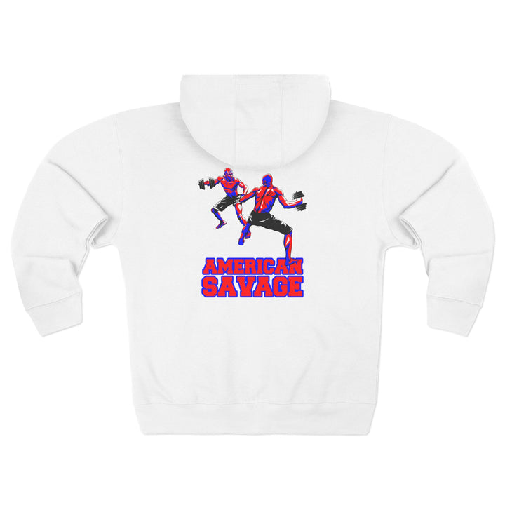 CG STAND OFF RED BLUE /AMERICAN SAVAGE ZIP UP