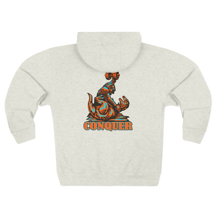 CG APE VS ZILLA RED MIAMI COLORS /CONQUER ZIP UP