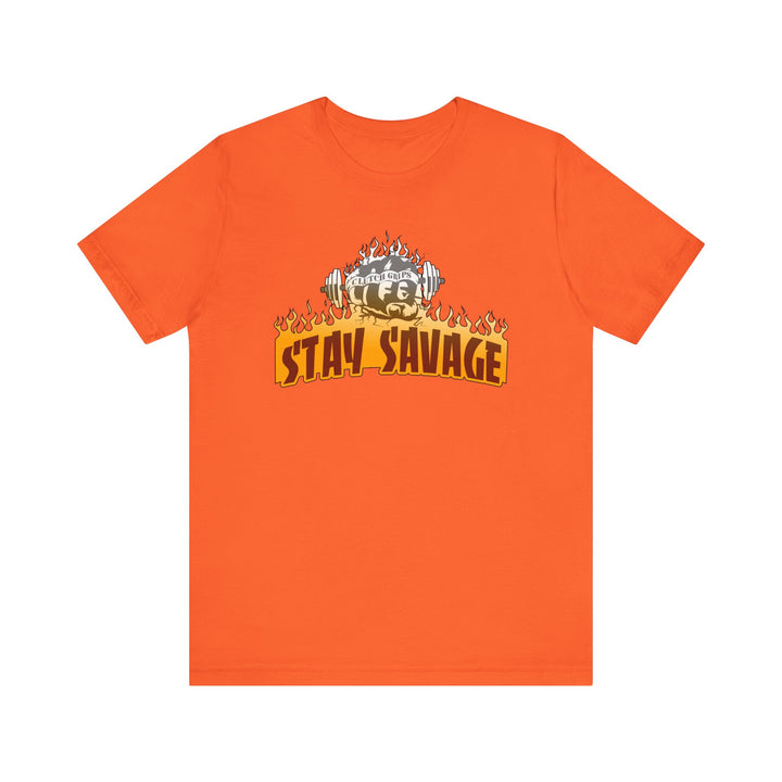 CG FIST WHITE ORANGE FADE /STAY SAVAGE