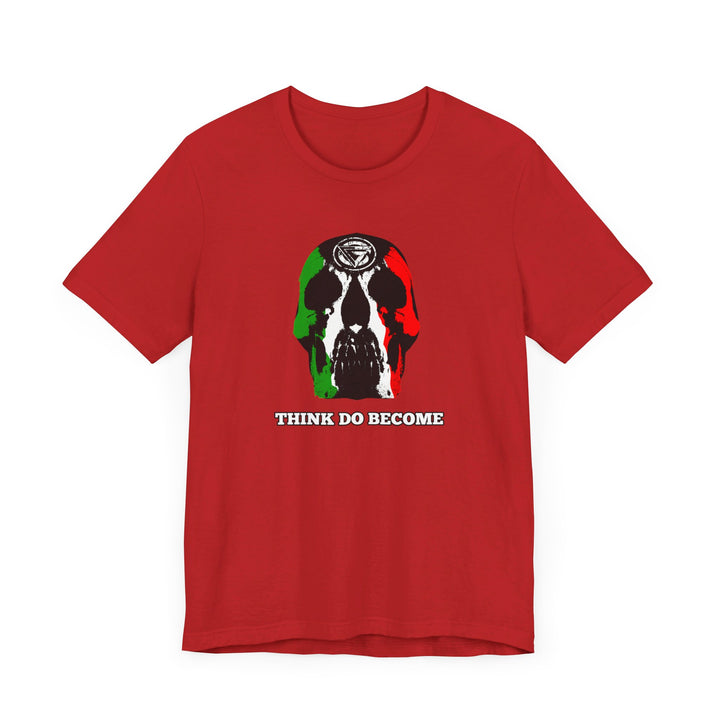 SKULLATOR RED WHITE GREEN  /THINK DO BECOME