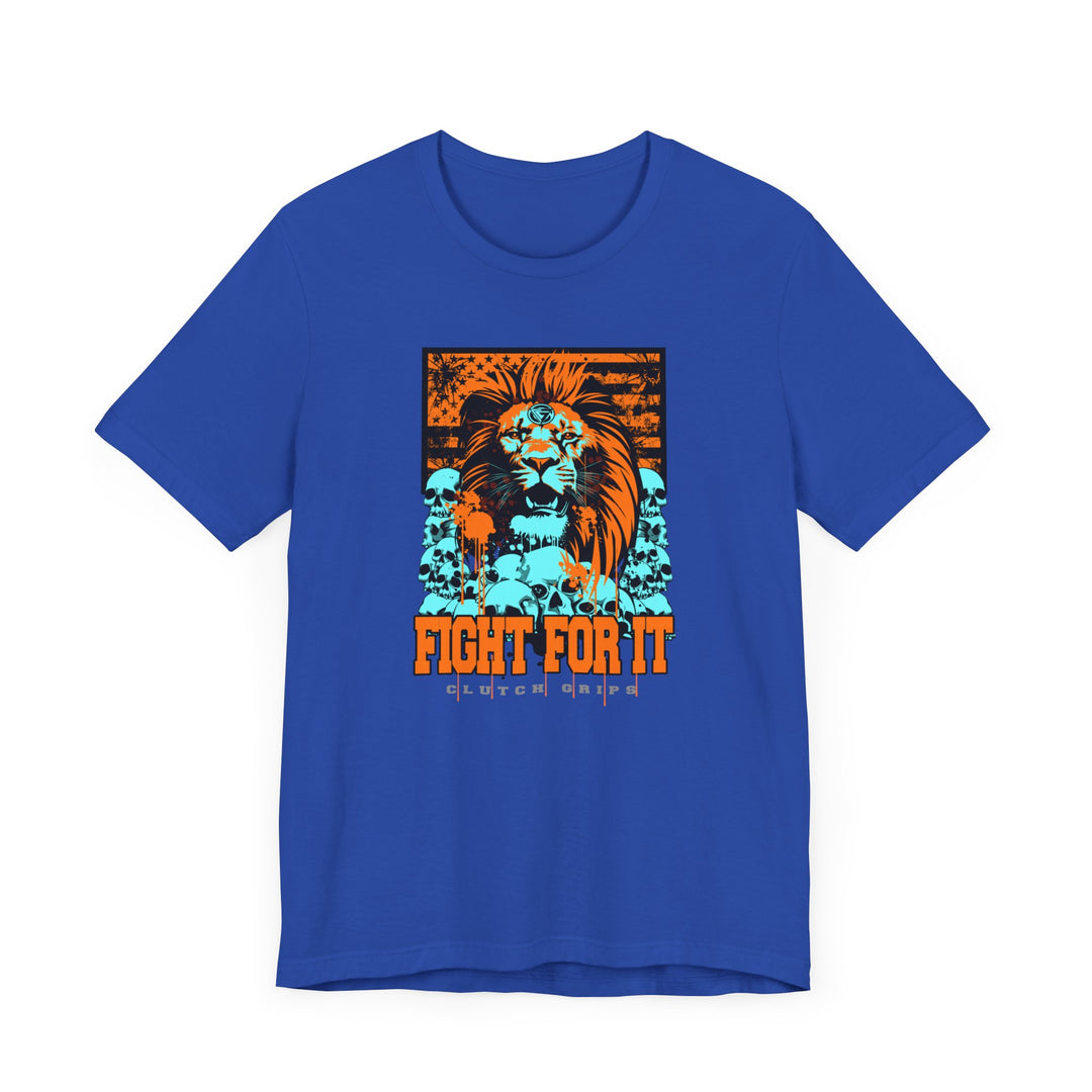 LION HEART FREEDOM TEE MIAMI AQUA ORANGE /FIGHT FOR IT