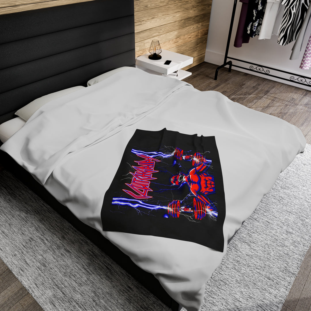 RIDE THE LIGHTNING RED BLUE /CLUTCHGRIPS BLANKET