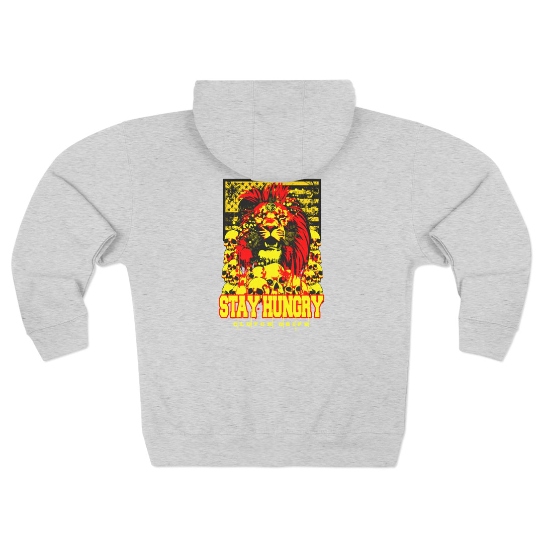 CG LION HEART RED YELLOW /STAY HUNGRY ZIP UP