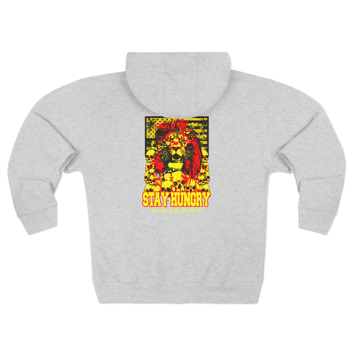 CG LION HEART RED YELLOW /STAY HUNGRY ZIP UP