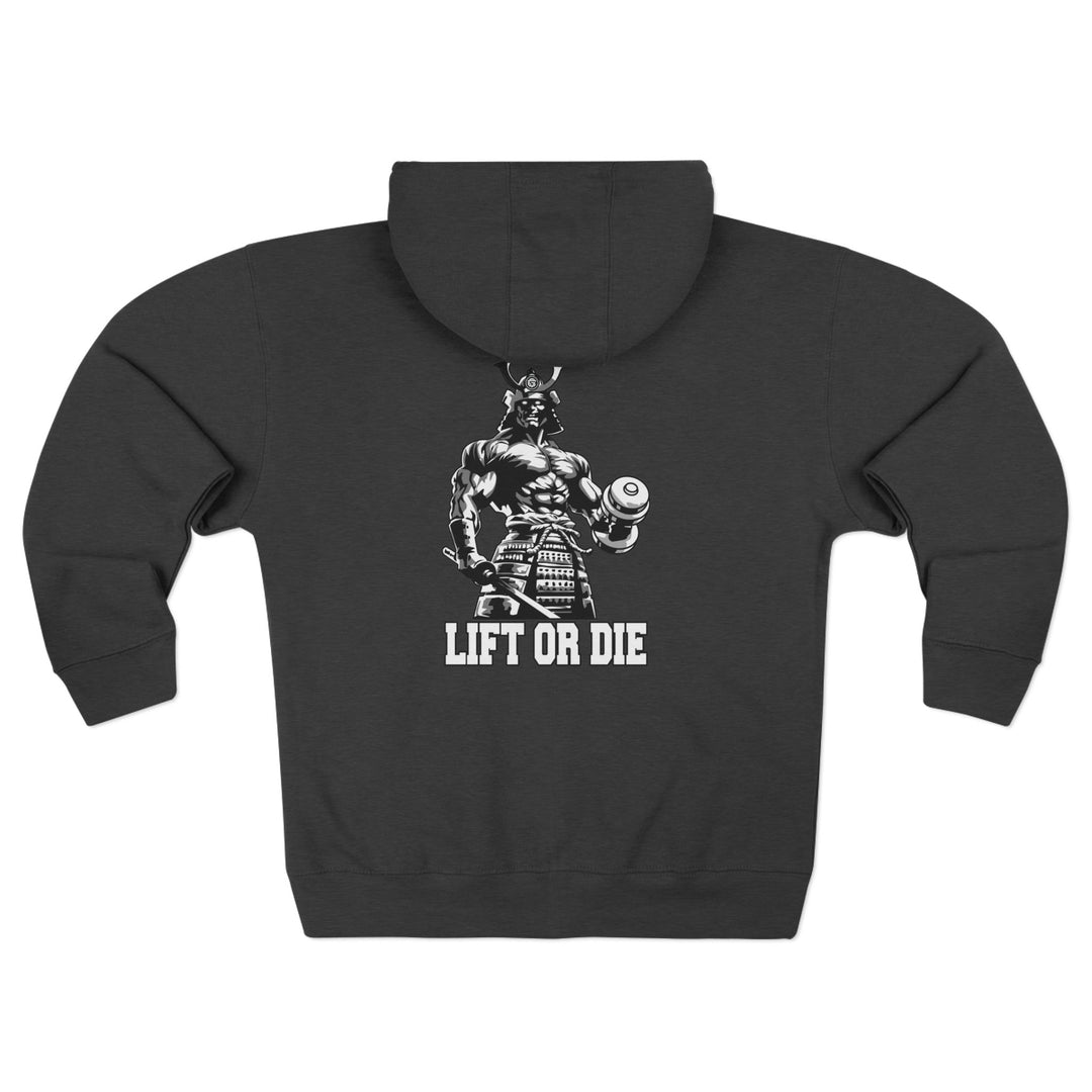 SAMURAI MASTER TRAINER BLACK WHITE /LIFT OR DIE ZIP UP