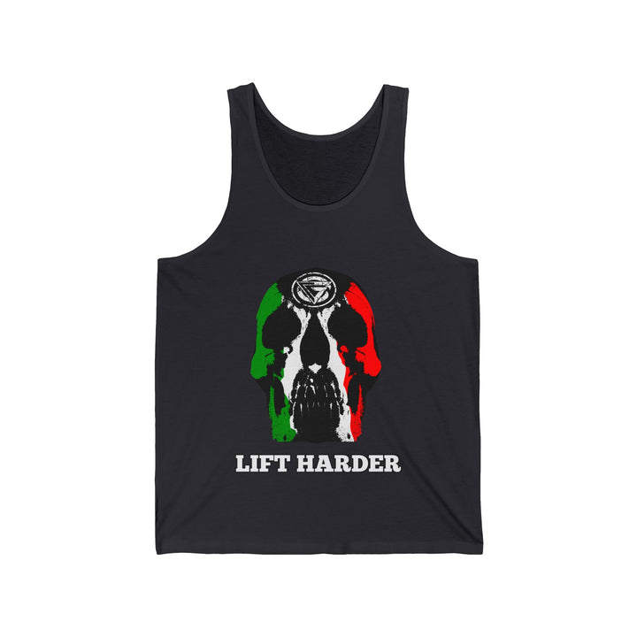 SKULLATOR TANK RED WHITE GREEN /LIFT HARDER