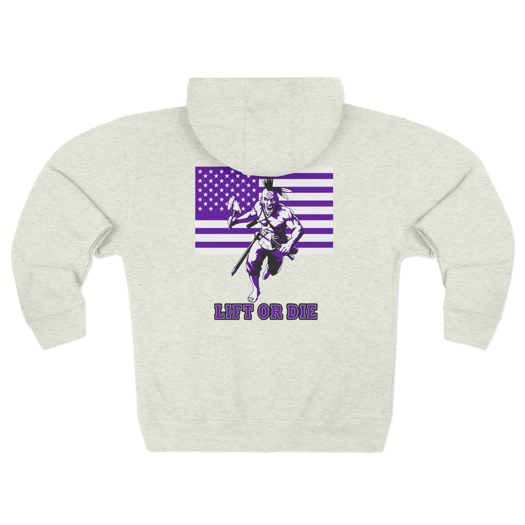 CG MAC BRAVE PURPLE WHITE /LIFT OR DIE ZIP UP