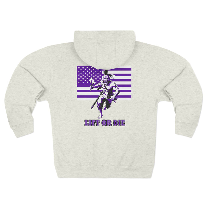 CG MAC BRAVE PURPLE WHITE /LIFT OR DIE ZIP UP