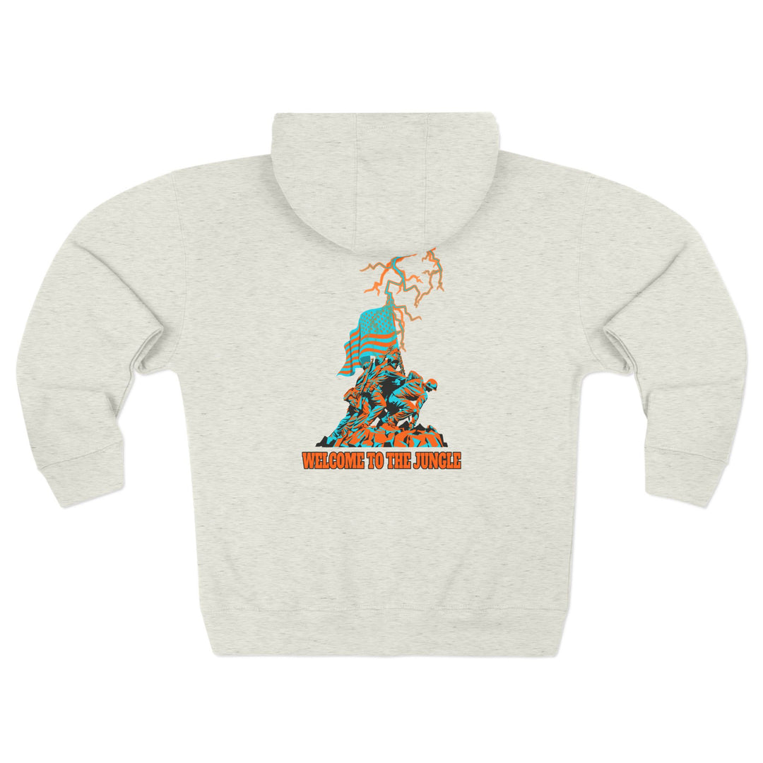CG A AMERICAN WARRIORS MIAMI COLORS  /WELCOME TO THE JUNGLE ZIP UP