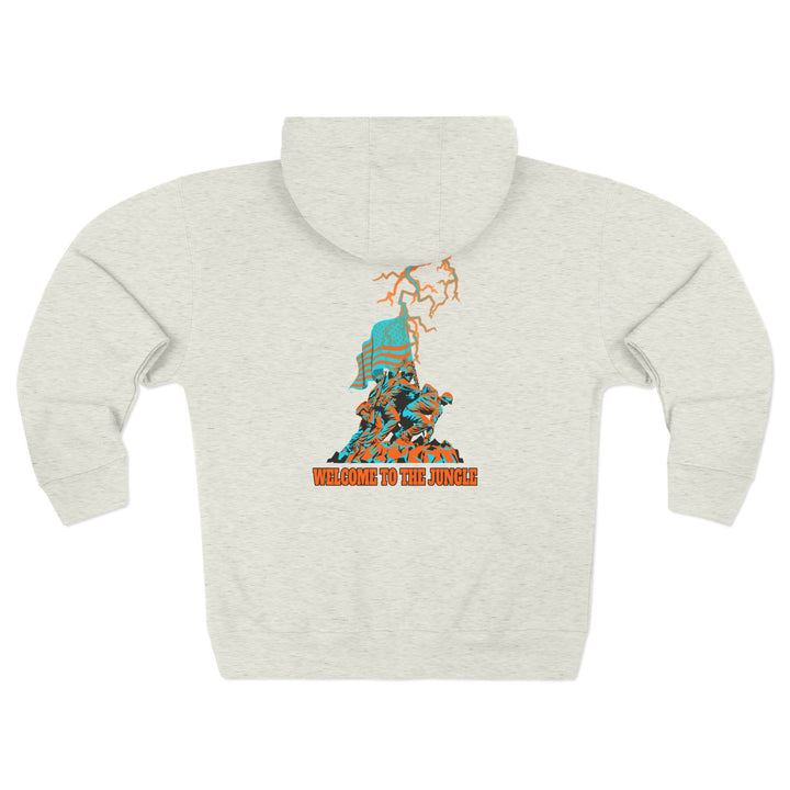 CG A AMERICAN WARRIORS MIAMI COLORS  /WELCOME TO THE JUNGLE ZIP UP