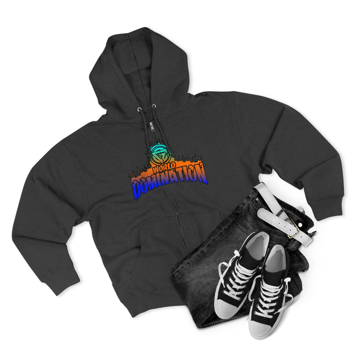CG APE VS ZILLA BLUE ORANGE AQUA /WELCOME TO THE JUNGLE ZIP UP