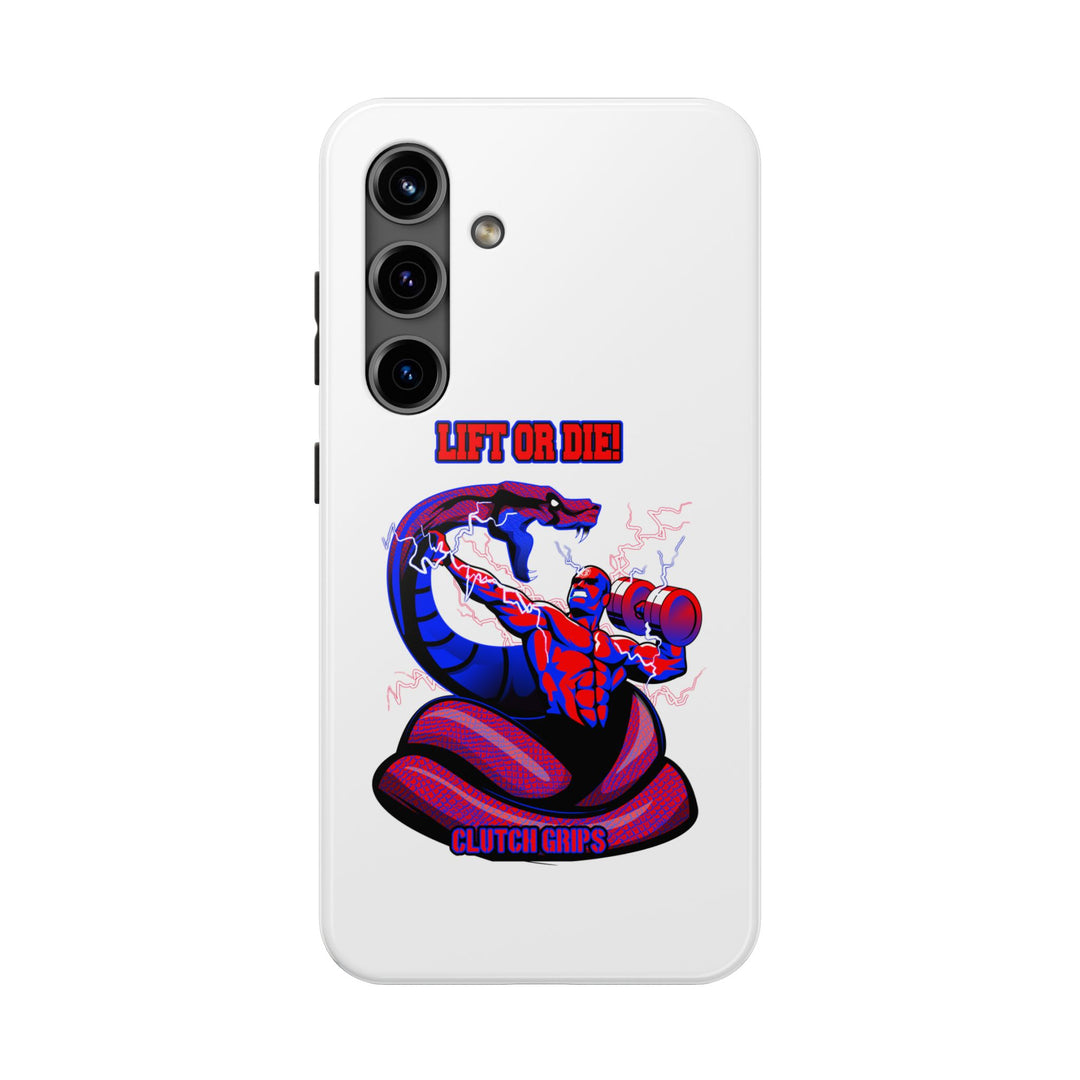 MAC VS SNAKE PHONE CASE RED BLUE /LIFT OR DIE