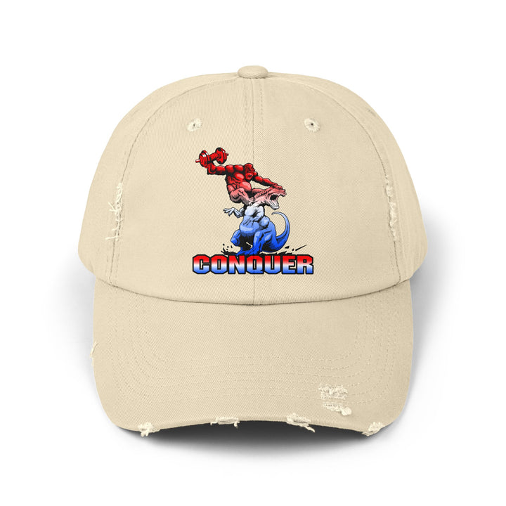 APE VS ZILLA RED WHITE BLUE FADE /CONQUER CAP