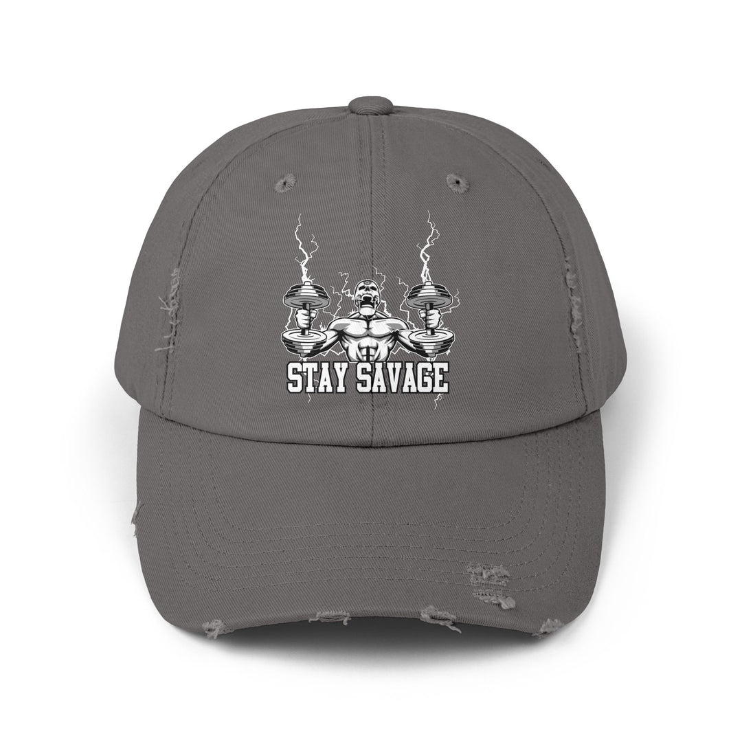 RIDE THE LIGHTNING WHITE /STAY SAVAGE CAP