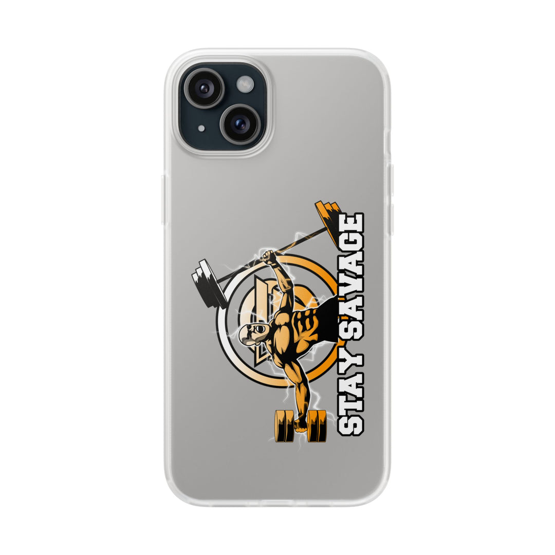 SPARTAN LIFT ORANGE WHITE PHONE CASE/STAY SAVAGE