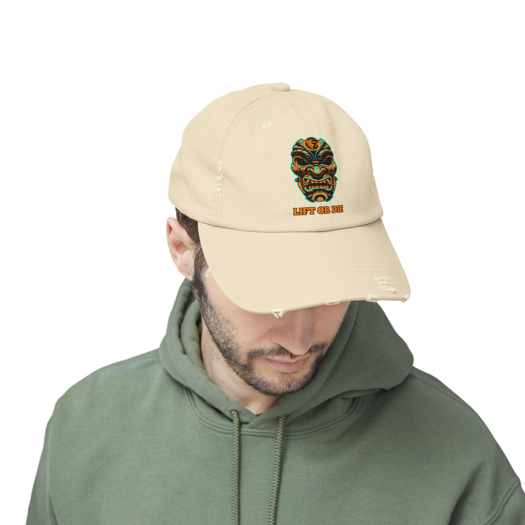 CG SAMURAI MASK AQUA ORANGE/LIFT OR DIE CAP