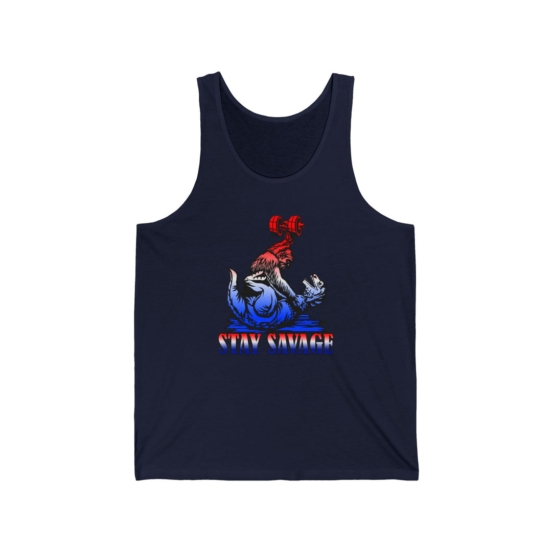 CG APE VS ZILLA RED WHITE BLUE /STAY SAVAGE