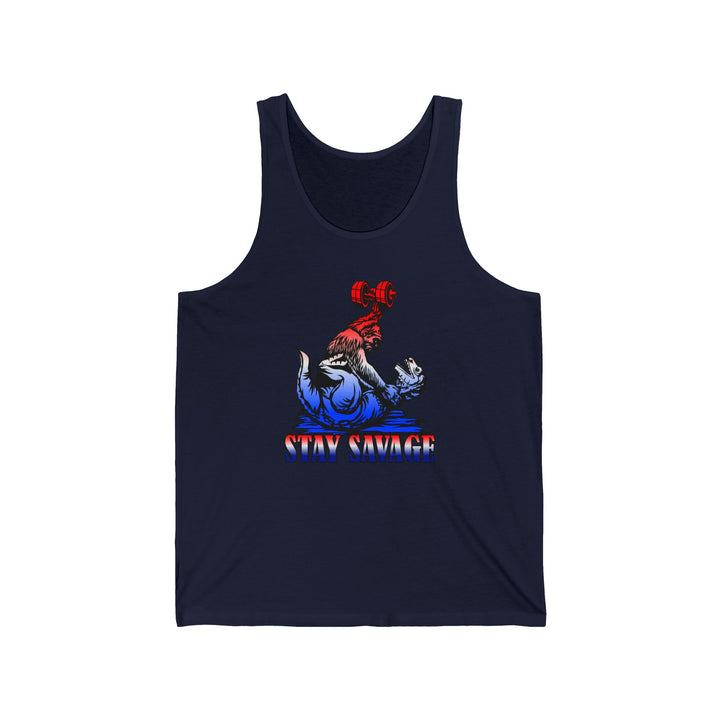 CG APE VS ZILLA RED WHITE BLUE /STAY SAVAGE