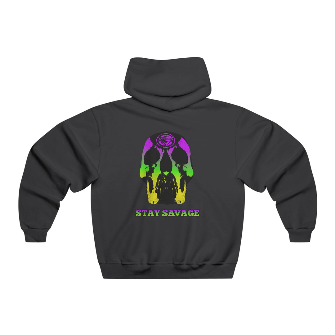 SKULLATOR- YELLOW GREEN PURPLE FADE/STAY SAVAGE