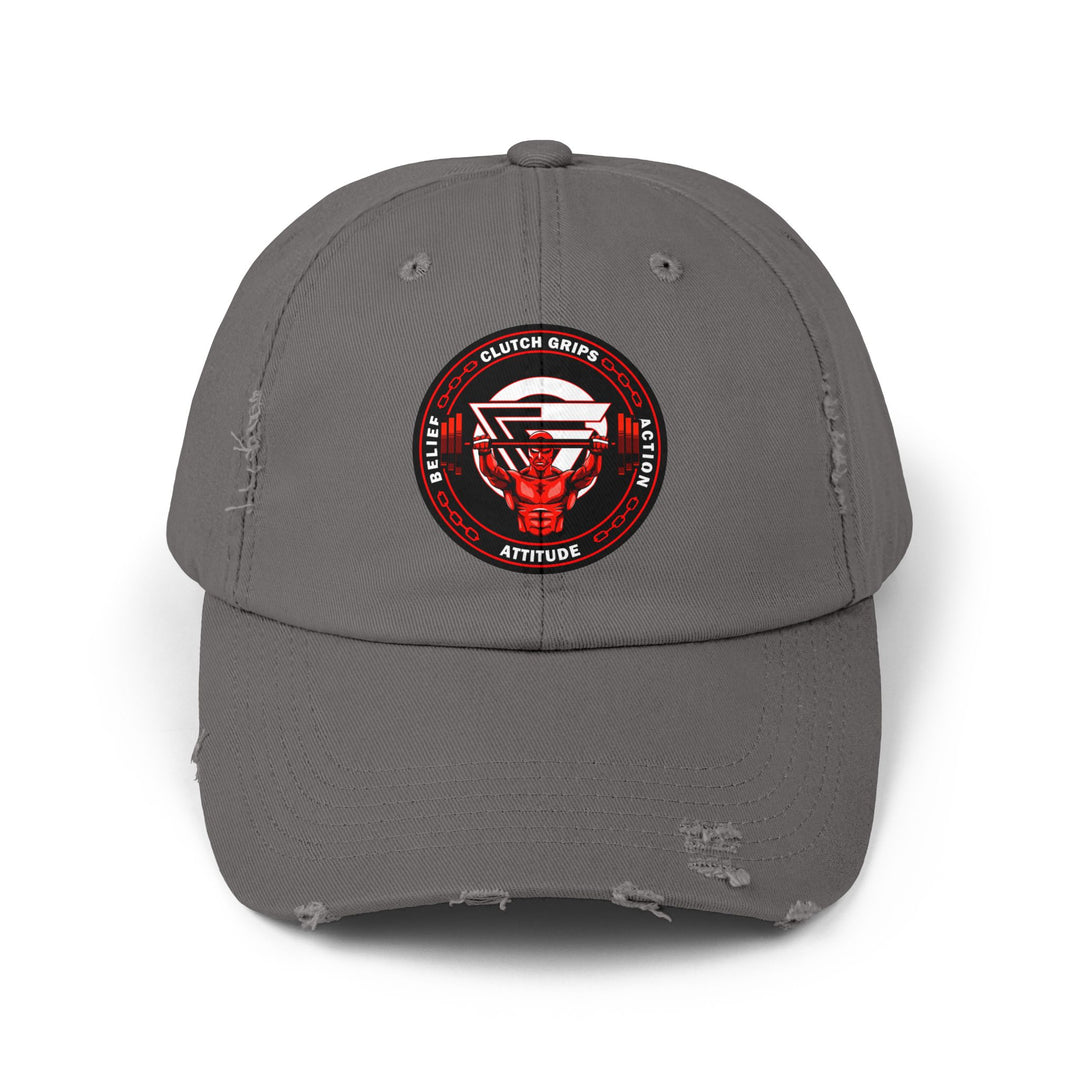 CG ENTER THE MAC RED BLACK WHITE BELIEF ATTITUDE ACTION CAP