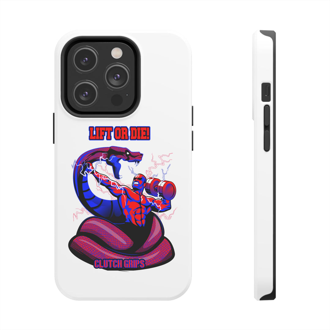 MAC VS SNAKE PHONE CASE RED BLUE /LIFT OR DIE