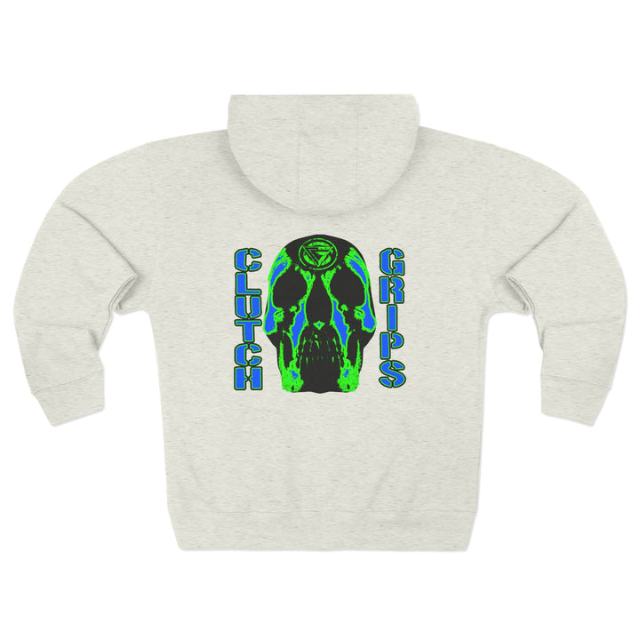 CG SKULLATOR BLUE GREEN /CLUTCHGRIPS ZIP UP