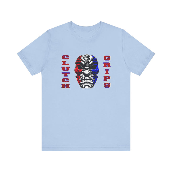 CG SAMURAI MAC RED WHITE BLUE FLAG/CLUTCH GRIPS