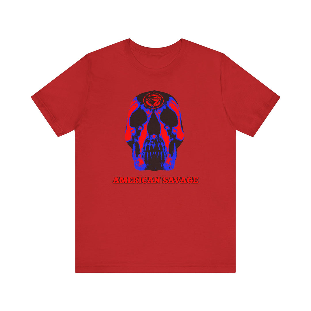 SKULLATOR RED BLUE /AMERICAN SAVAGE