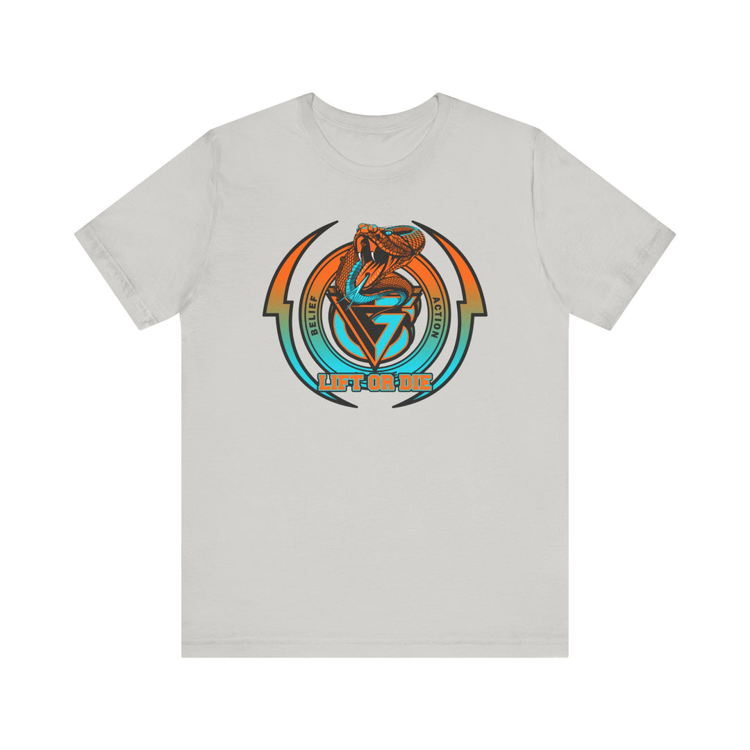 CG VIPER LOGO WITH LIGHTNING MIAMI COLORS /LIFT OR DIE