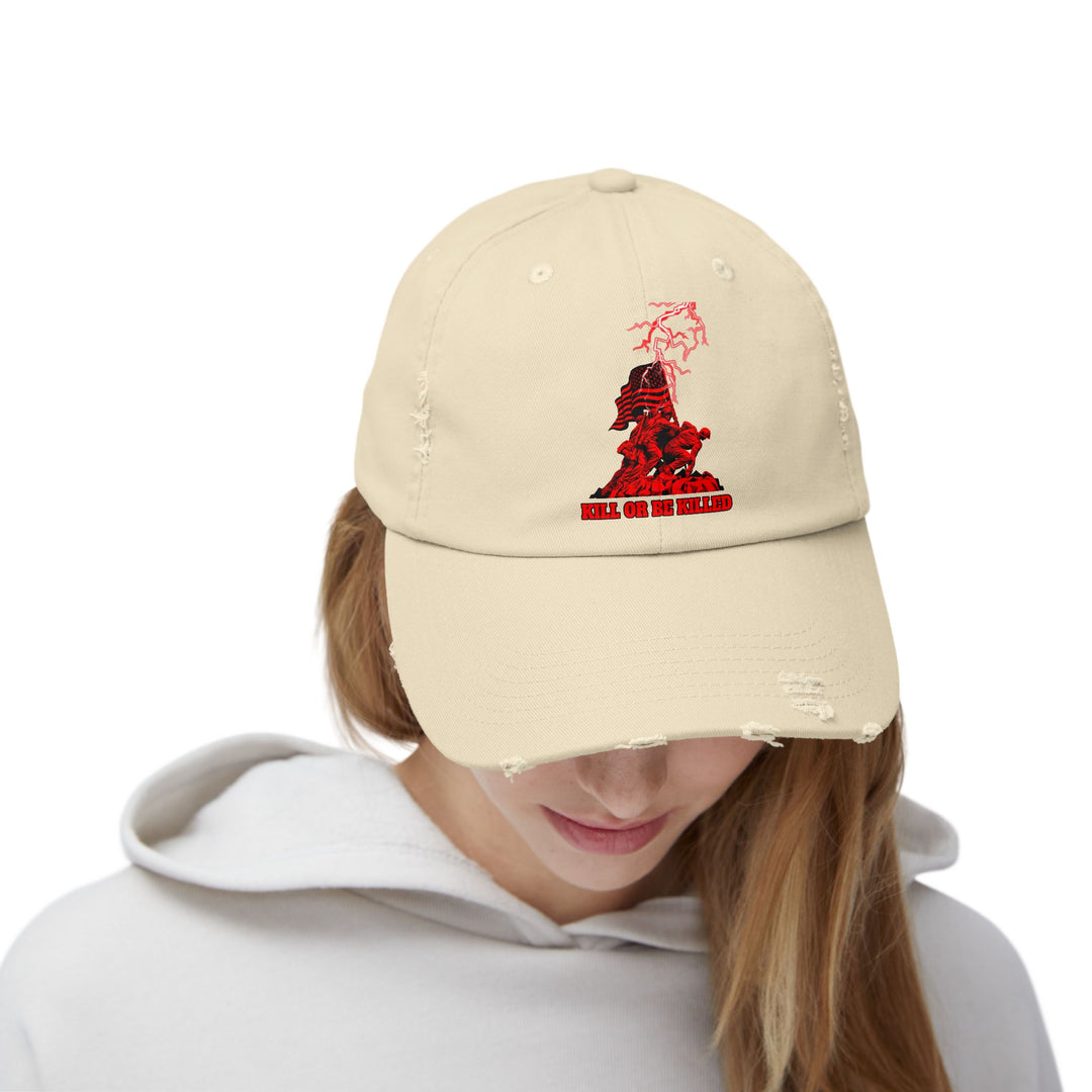 AMERICAN FREEDOM WARRIOR RED/KILL OR BE KILLED CAP