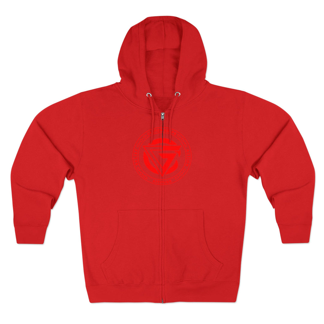 CG FINAL BOSS RED/CONQUER ZIP UP