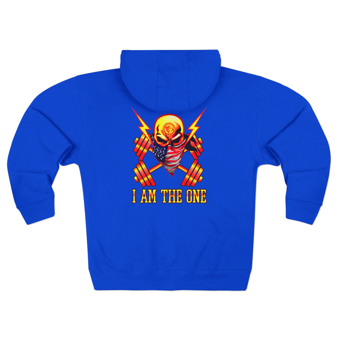 CG SKULL BANDIT ORANGE GOLD RED /I AM THE ONE ZIP UP
