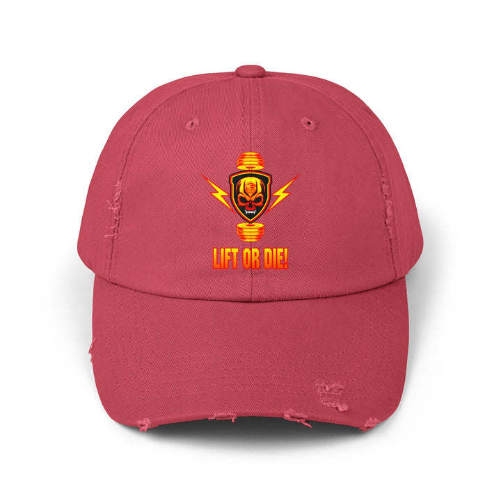 CG SKULL BELL SGL ORANGE GOLD /LIFT OR DIE CAP