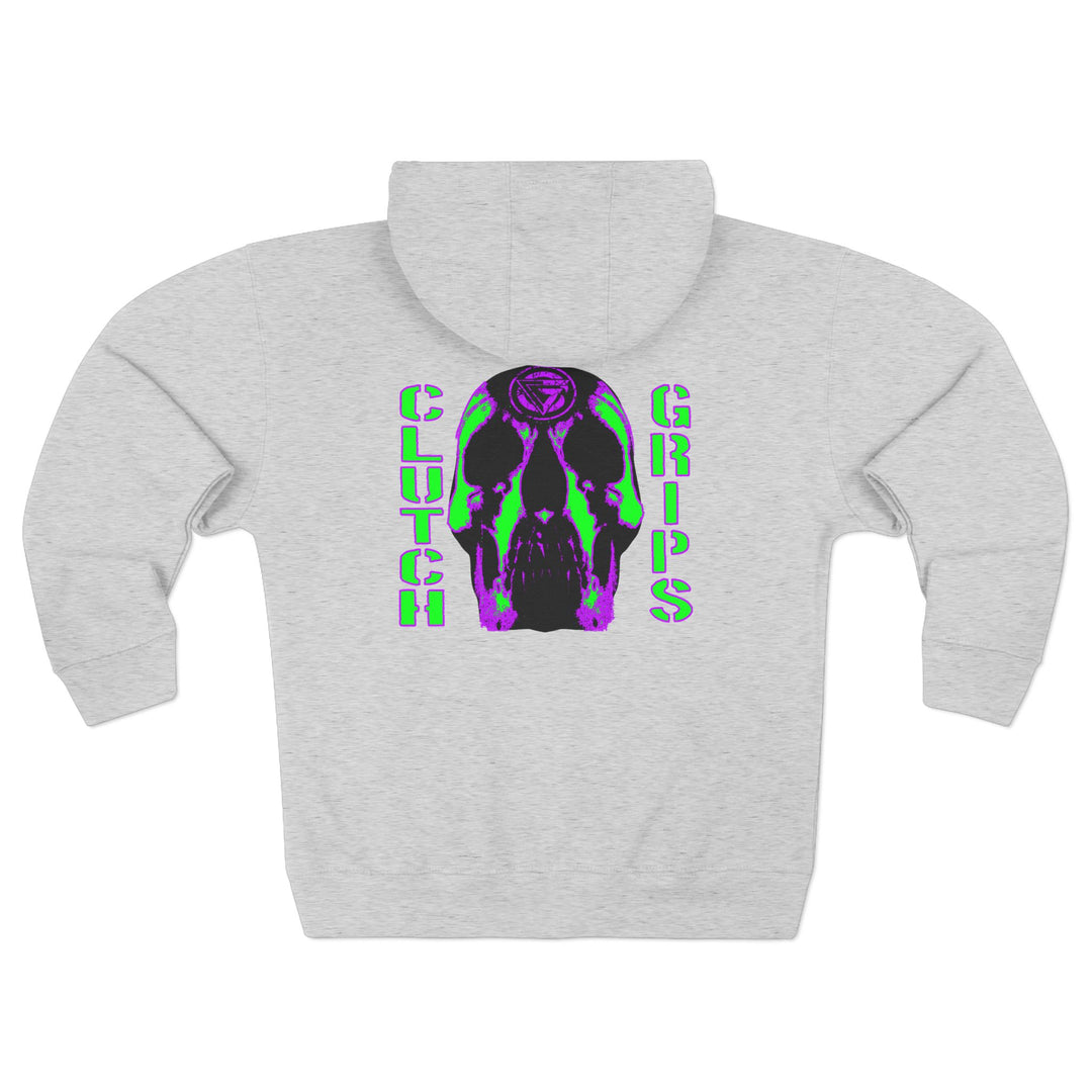 CG SKULLATOR PURPLE GREEN /CLUTCH GRIPS ZIP UP
