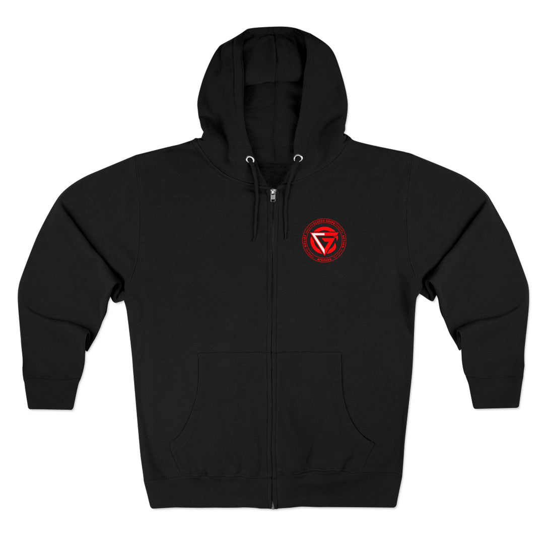 SAMURAI-MAC MASKRED BLACK/CLUTCHGRIPS ZIP UP