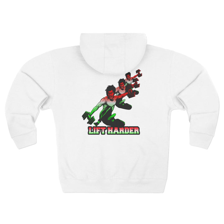 CG LIFT KICK RED WHITE GREEN FADE/LIFT HARDER ZIP UP