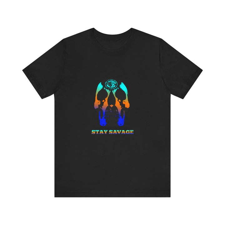 SKULLATOR BLUE ORANGE AQUA  /STAY SAVAGE
